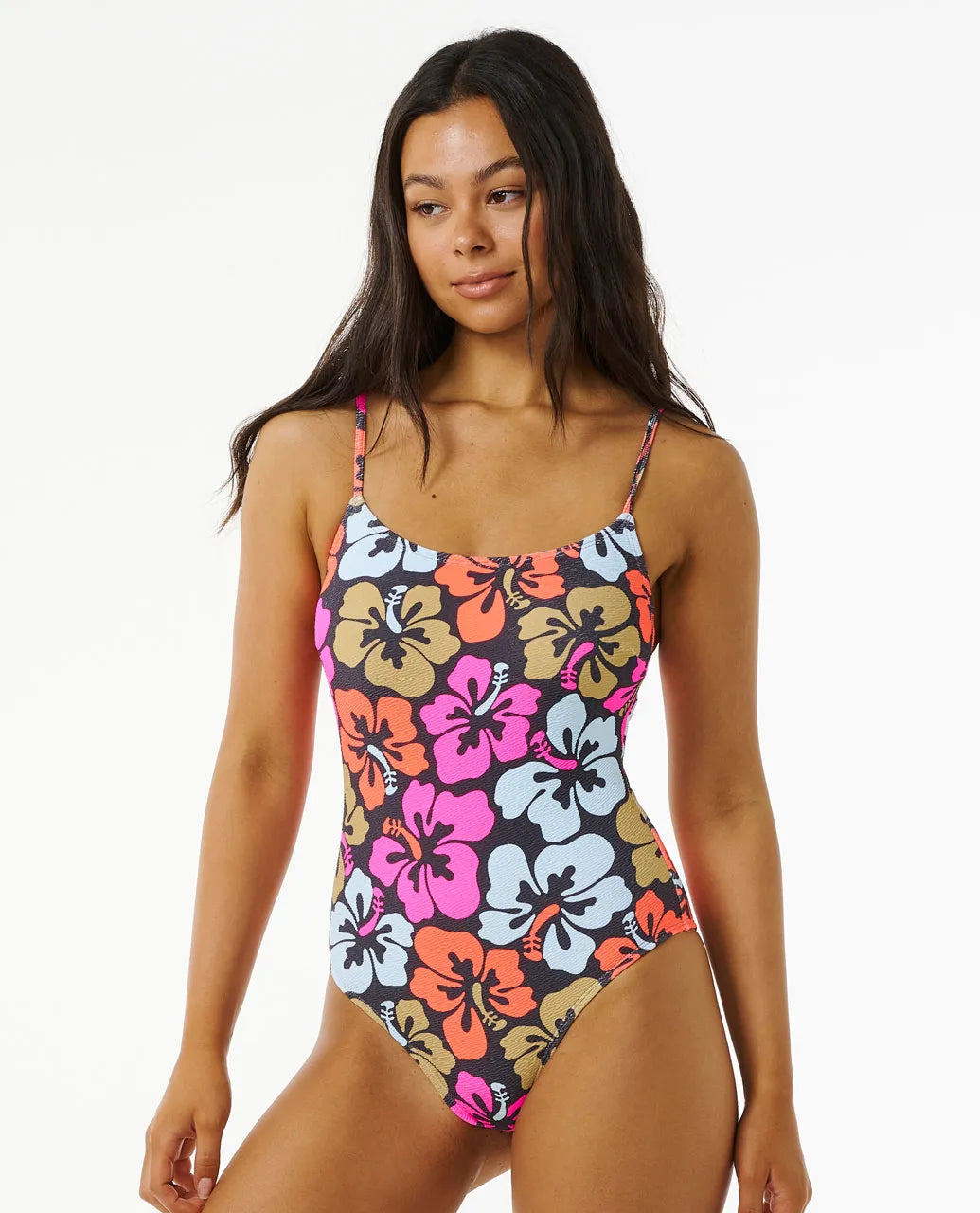 HIBISCUS HEAT CHEEKY ONE PIECE