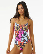Load image into Gallery viewer, HIBISCUS HEAT CHEEKY ONE PIECE
