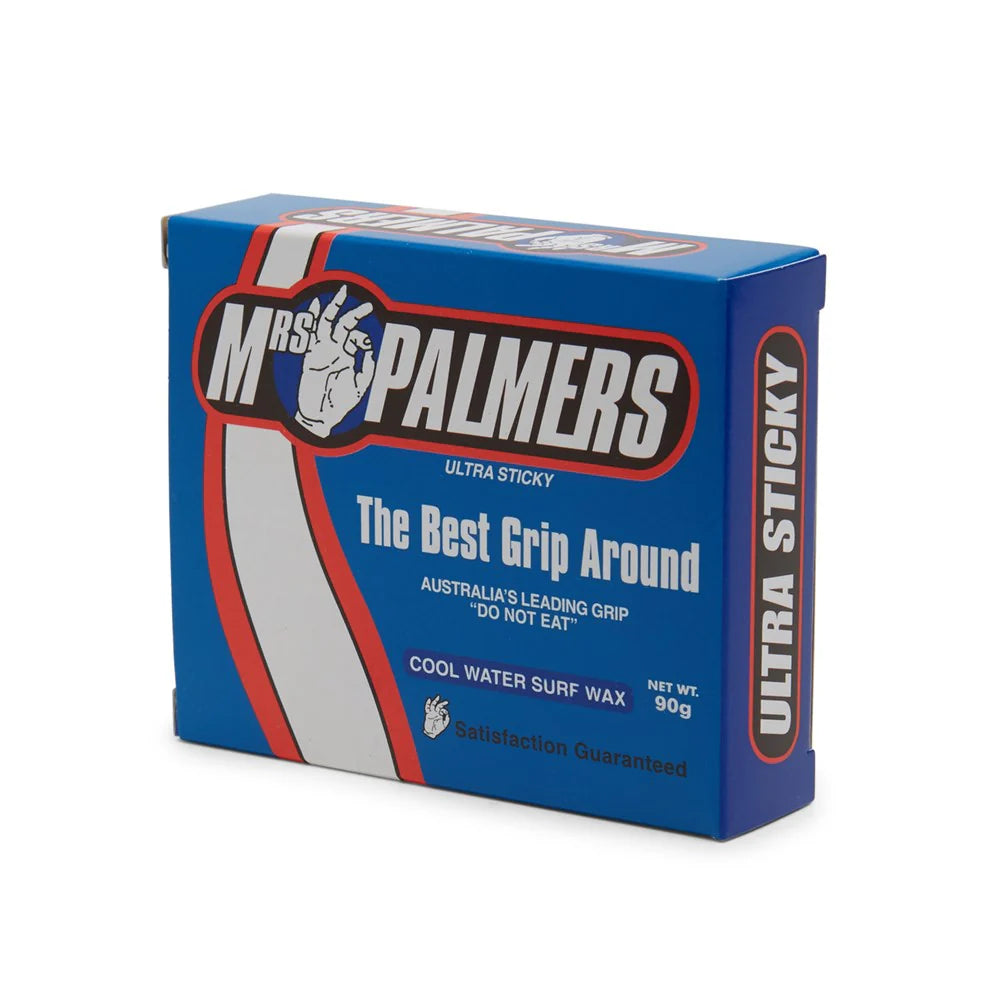 Cera Per Surf Mrs Palmers Tropical Water - Per Acque Calde Sopra 24C | Maggiore Adesione Con Additivo Di Trazione - Foto 7