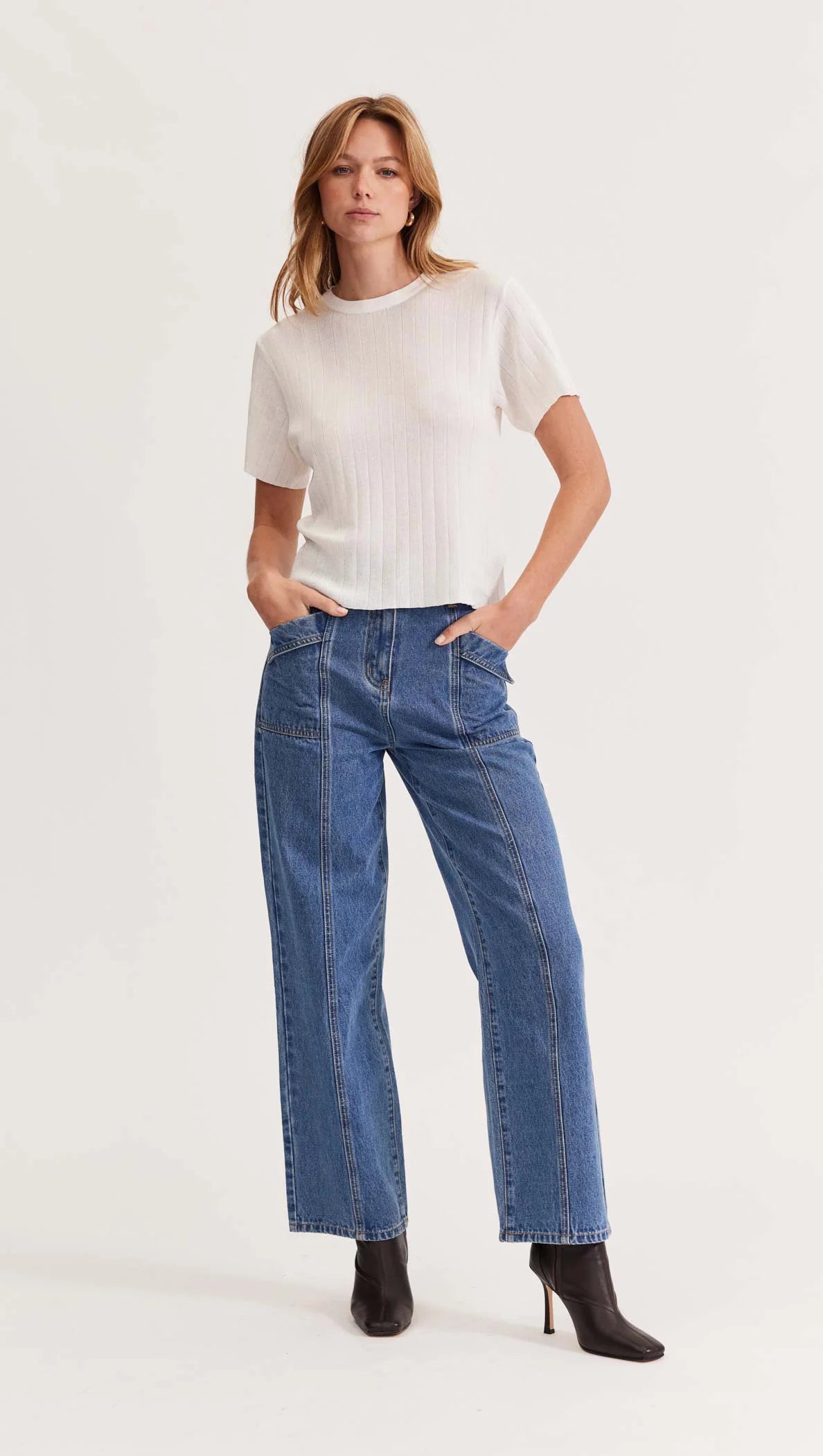 IDOL FINE KNIT TEE