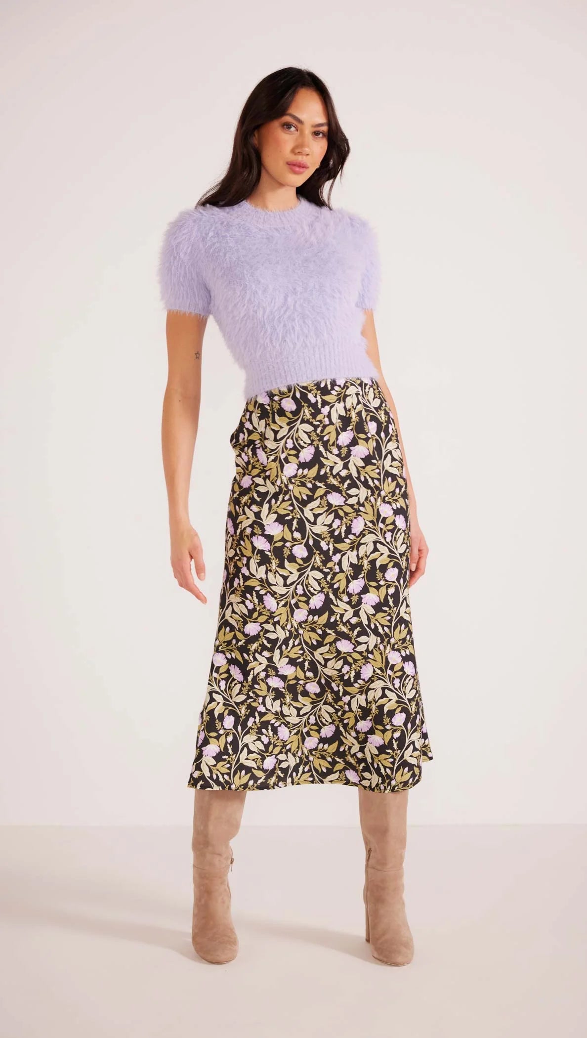 MAISIE FLUFFY KNIT TOP