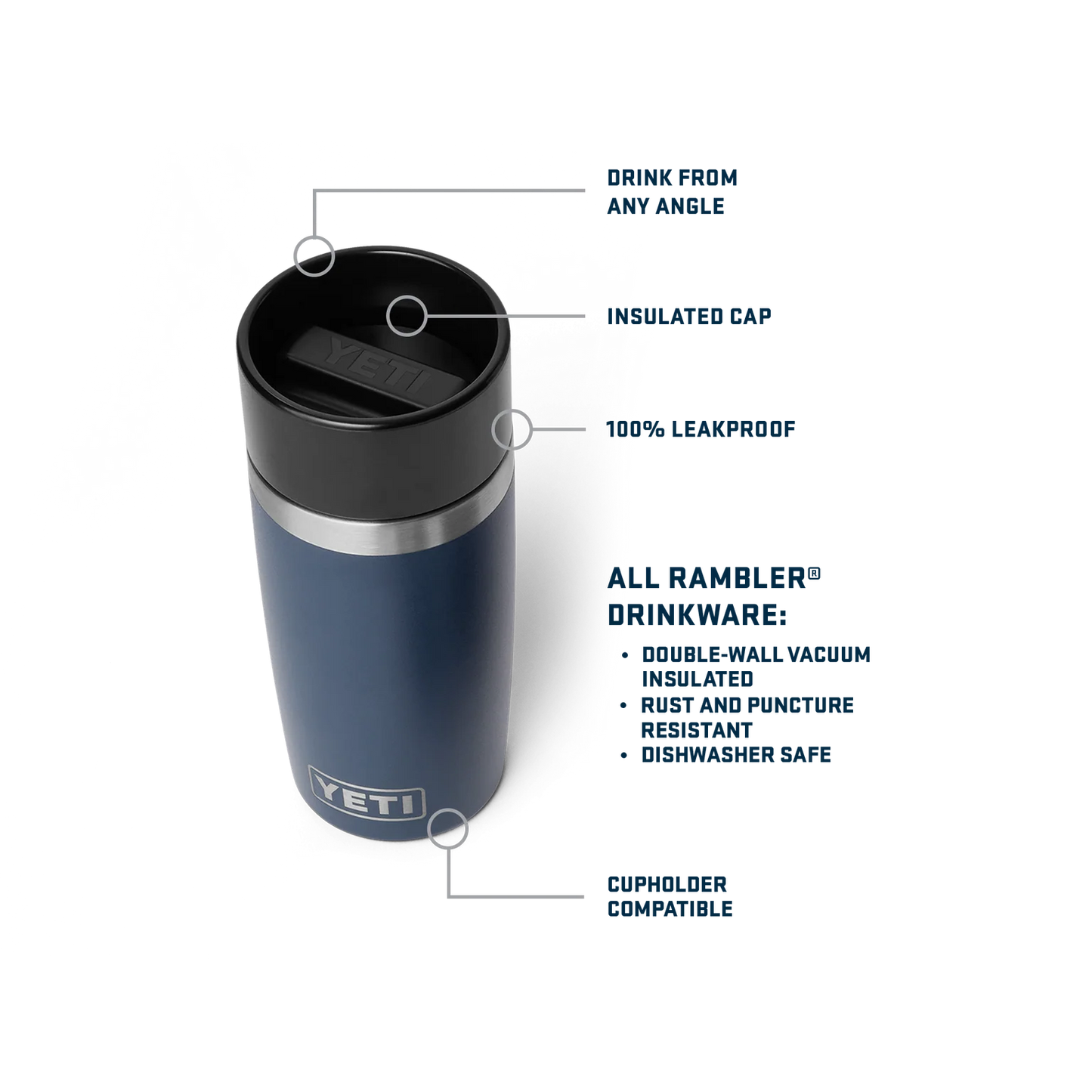 RAMBLER 12 OZ TRAVEL BOTTLE