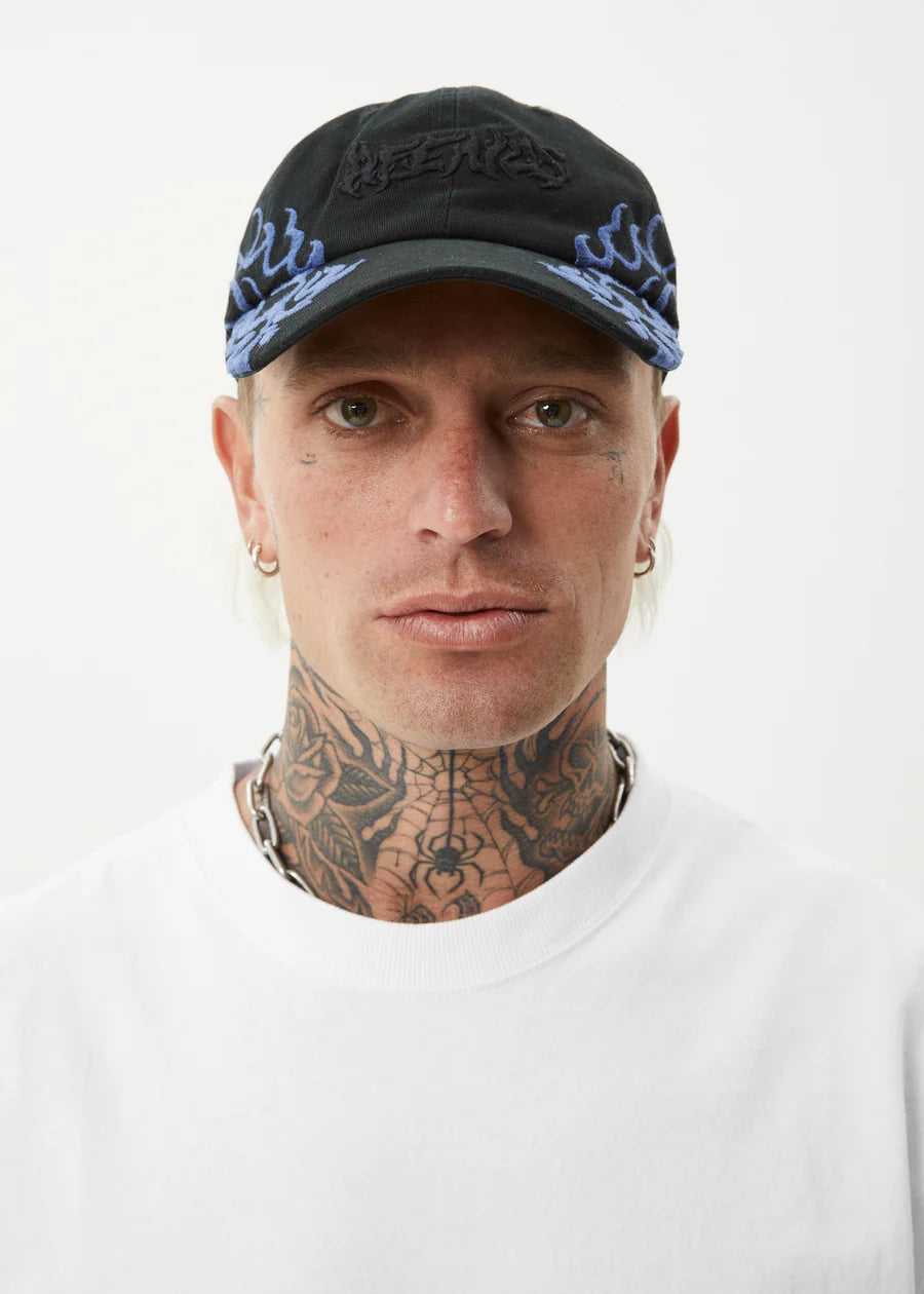 Scorched - Recycled Six Panel Cap - Black