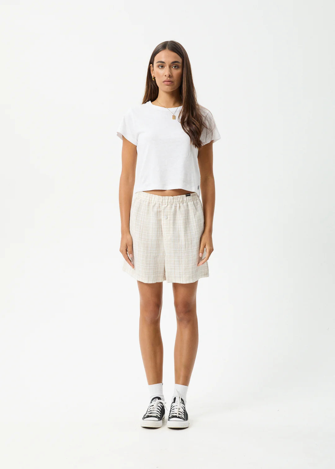 Criss Cross - Short Sleeve Shirt - Taupe
