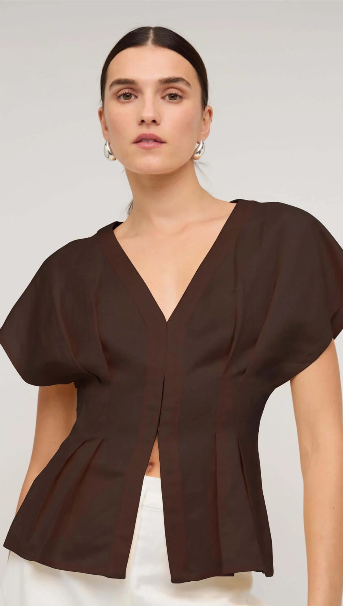ESTELLE PLEATED BLOUSE