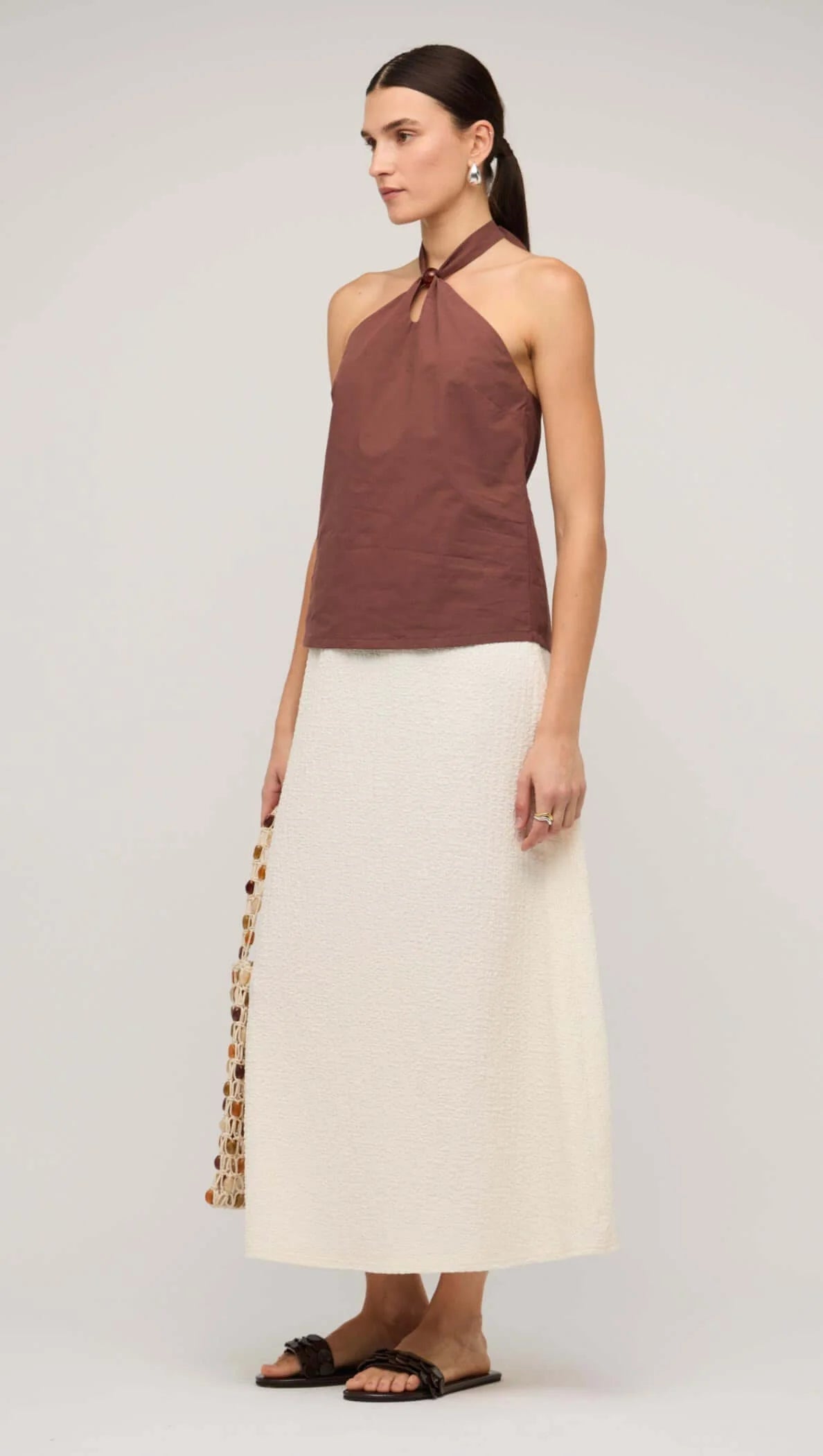 LYRIC MIDI SKIRT