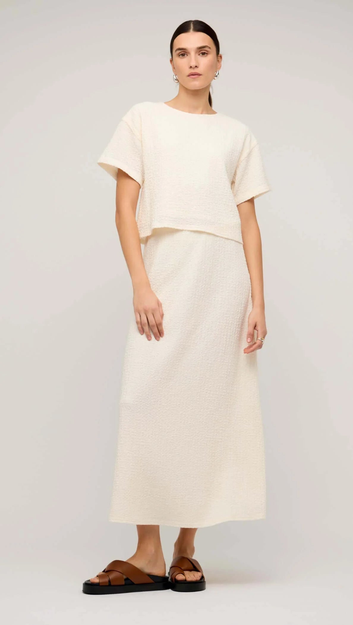 LYRIC MIDI SKIRT
