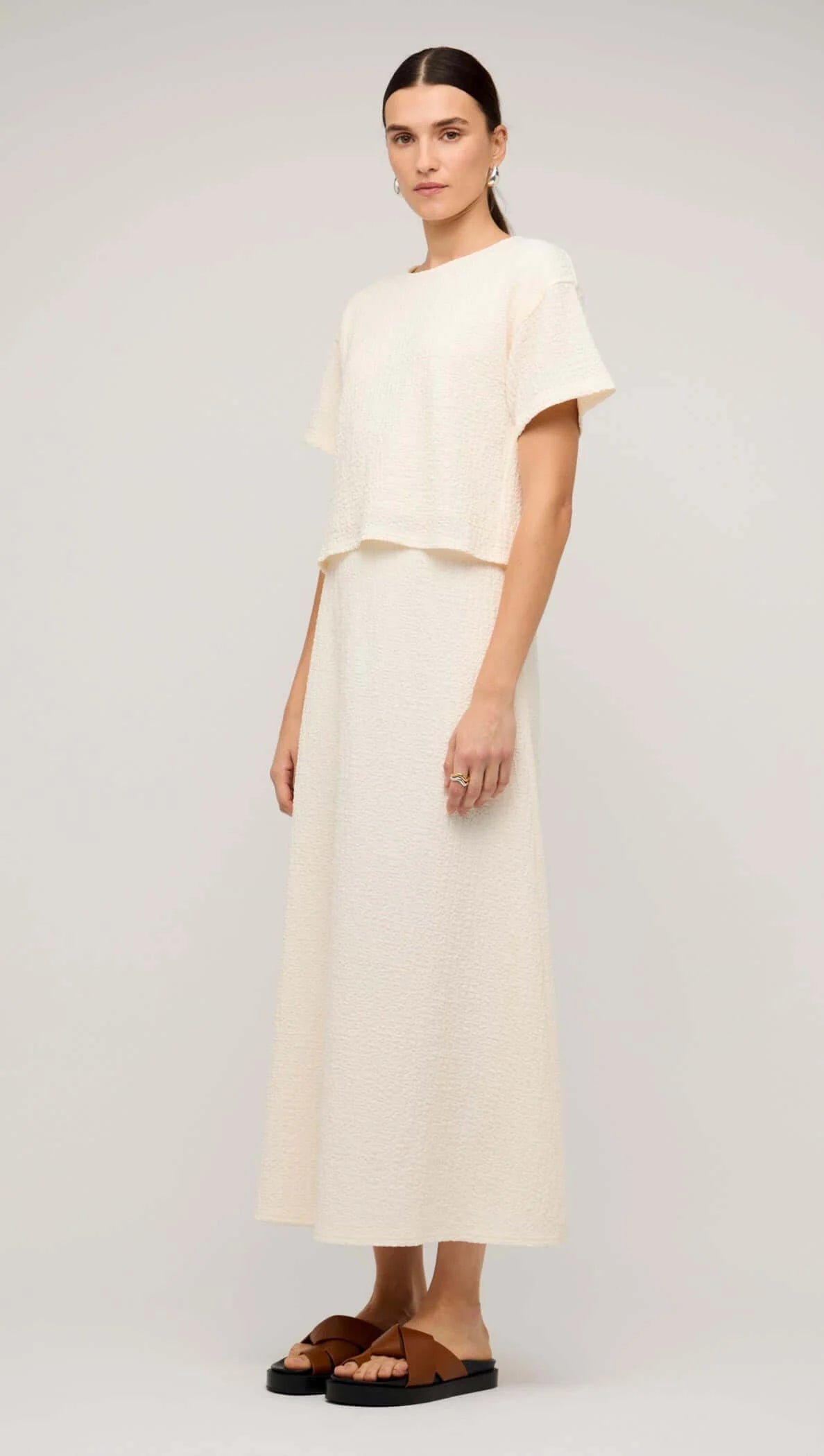 LYRIC MIDI SKIRT