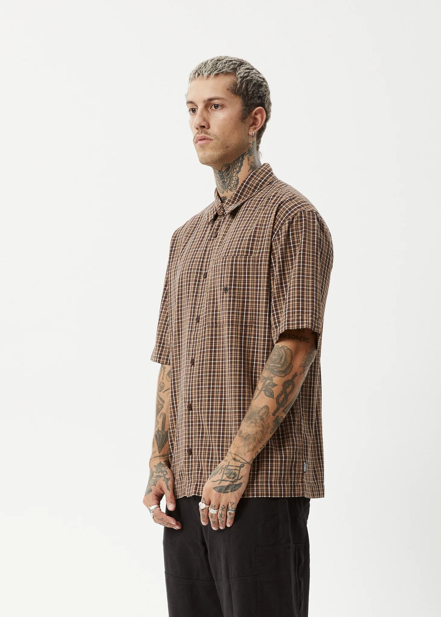Hometown - Short Sleeve Shirt - Coffee