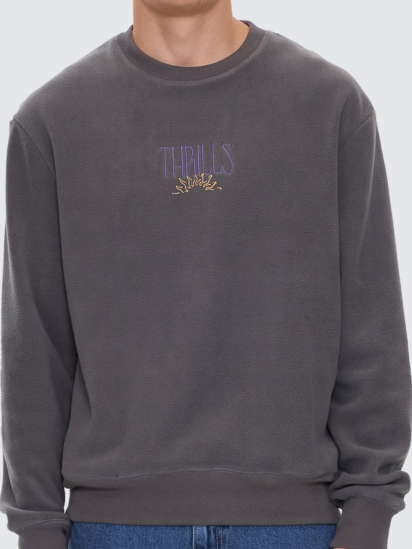 POWERFUL SECURITY & SUCCESS OVERSIZE POLAR FLEECE CREW