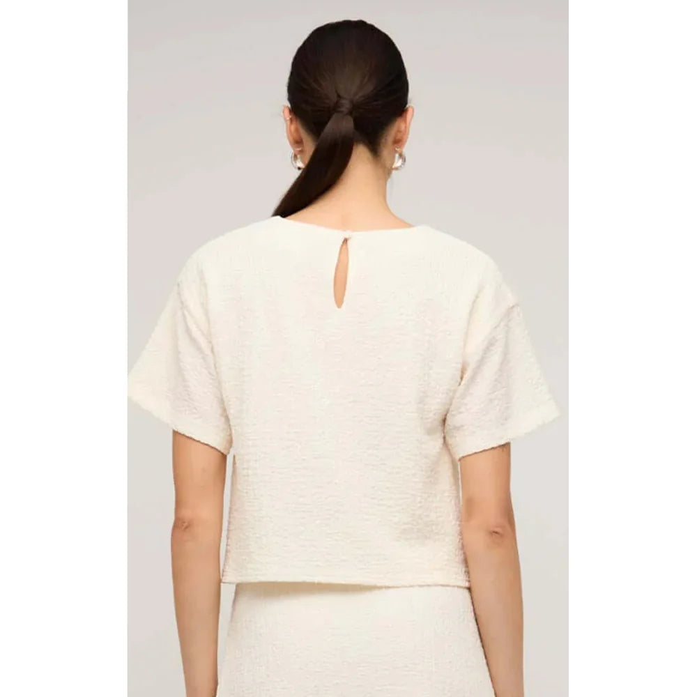 LYRIC BOXY CROP TEE