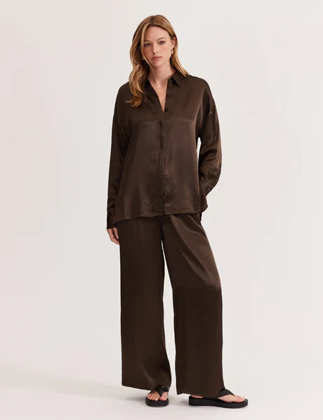 FREJA SATIN SHIRT