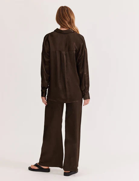 FREJA SATIN SHIRT