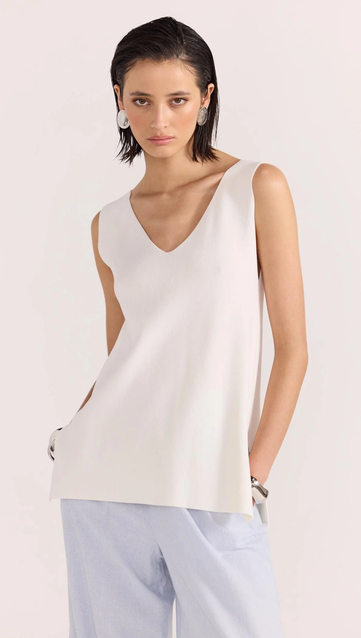 CELIA C NECK TUNIC TANK
