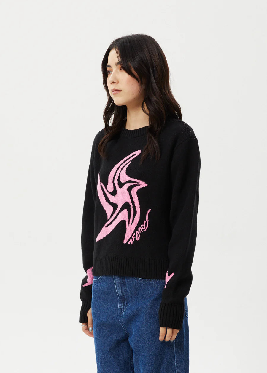 Gravity - Knit Crew Neck - Black