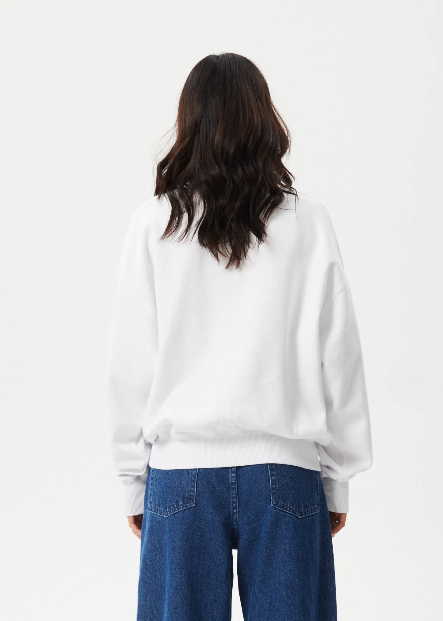 Flourish - Recycled Crew Neck - White