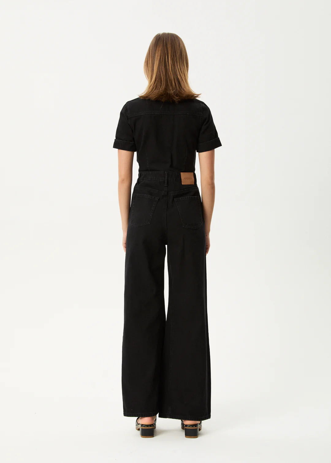 MIAMI - DENIM FLARED JUMPSUIT