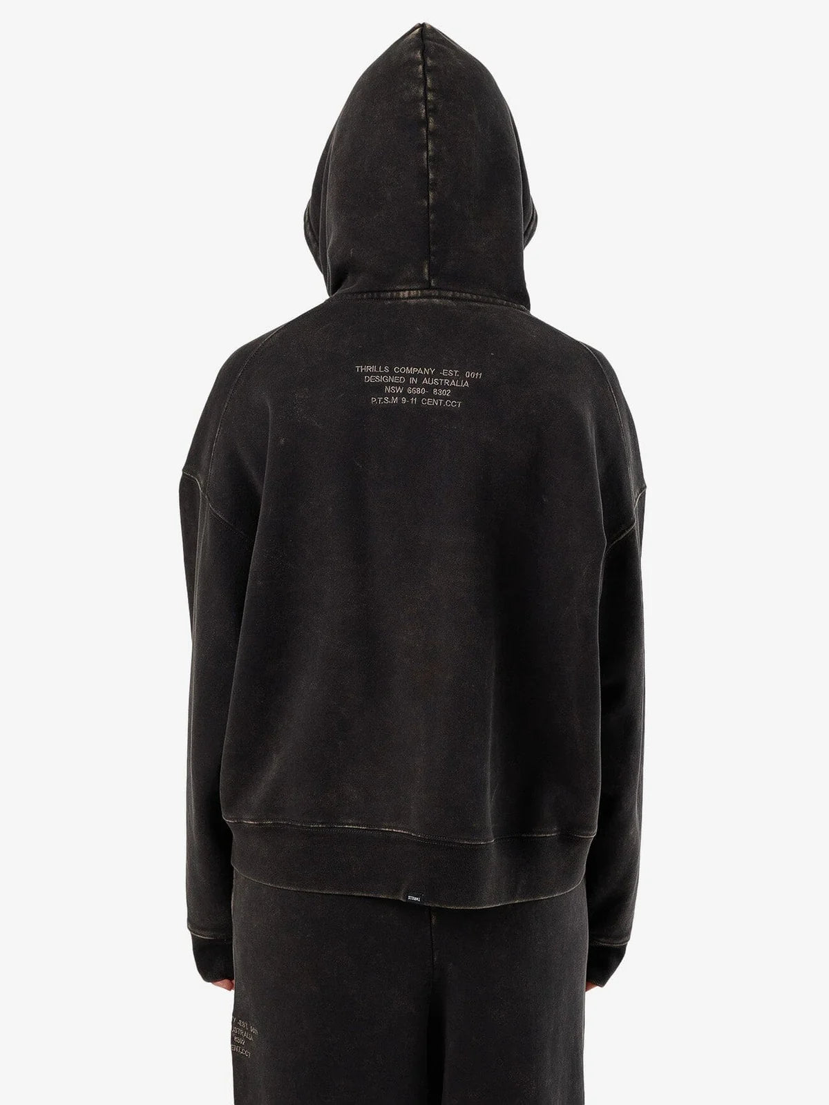 DISSOLVE ZIP HOOD FLEECE