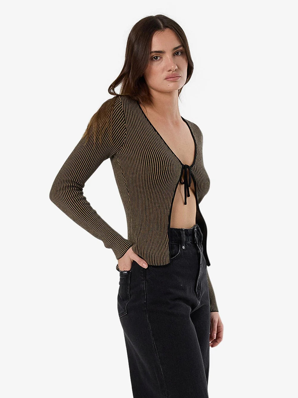 NATURAL CAUSES REVERSIBLE KNIT TOP