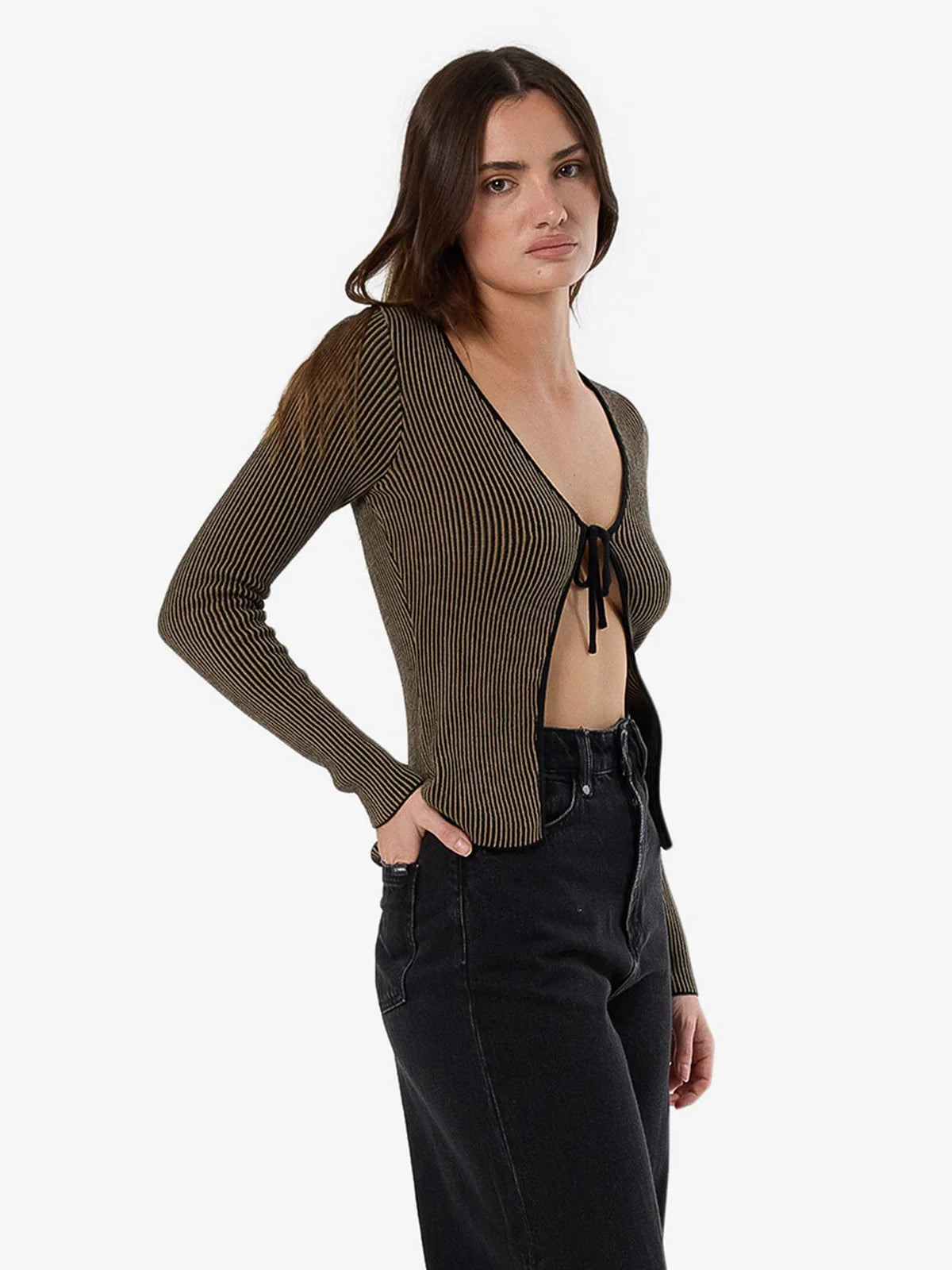 NATURAL CAUSES REVERSIBLE KNIT TOP