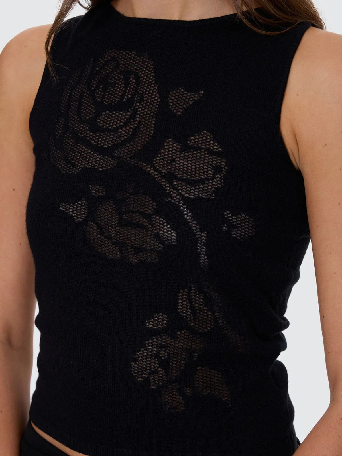ROSETTA KNIT TANK