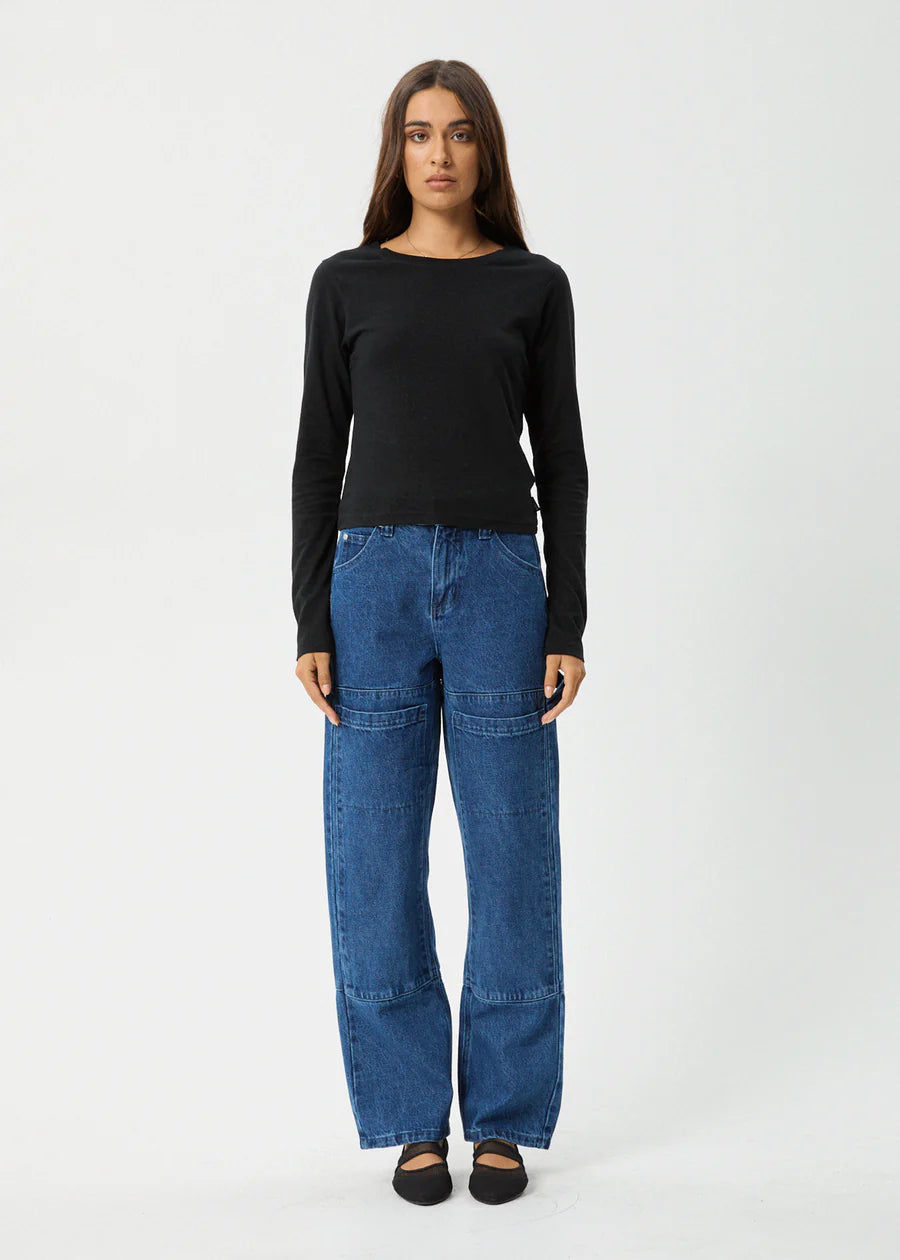 Elevate - Hemp Long Sleeve Tee - Black