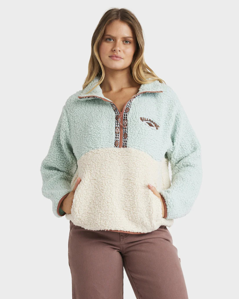 HORIZON MOCK NECK COLORBLOCK
