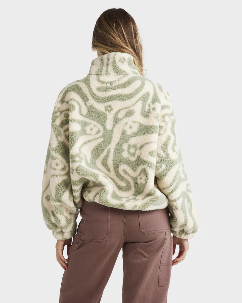 GOLDEN GROOVE HALF ZIP CREW