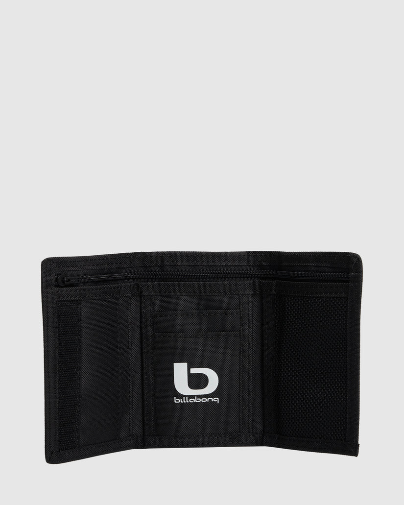 CHROME TRIFOLD WALLET