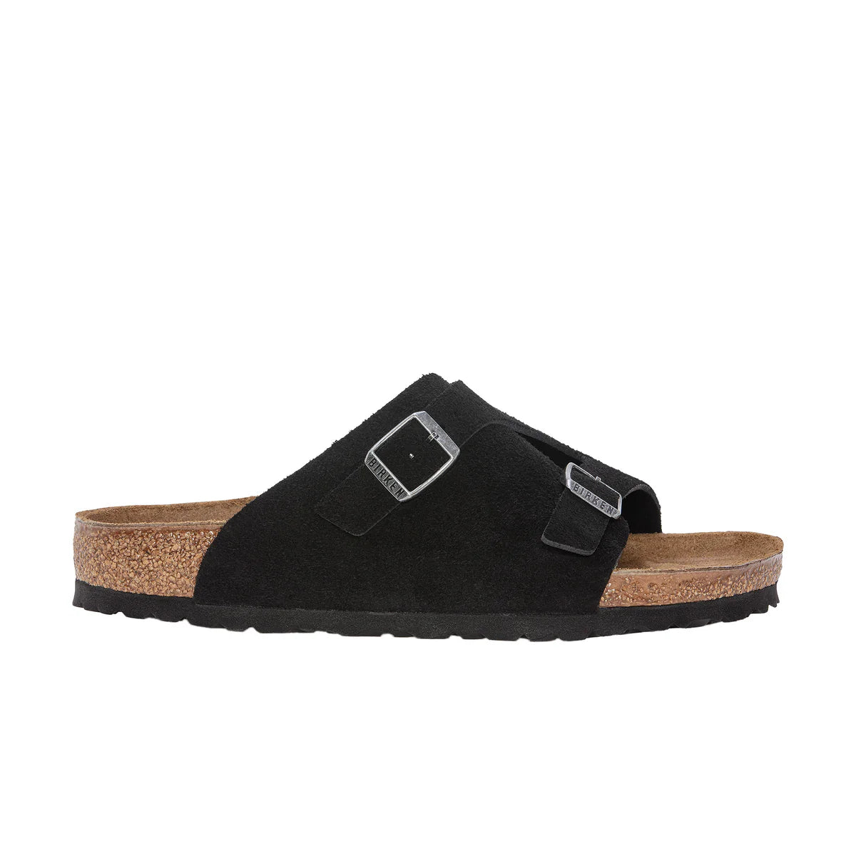 ZURICH BLACK SUEDE LEATHER NARROW