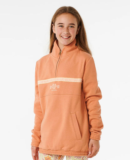 TROPIC PULL OVER FLEECE-GIRL