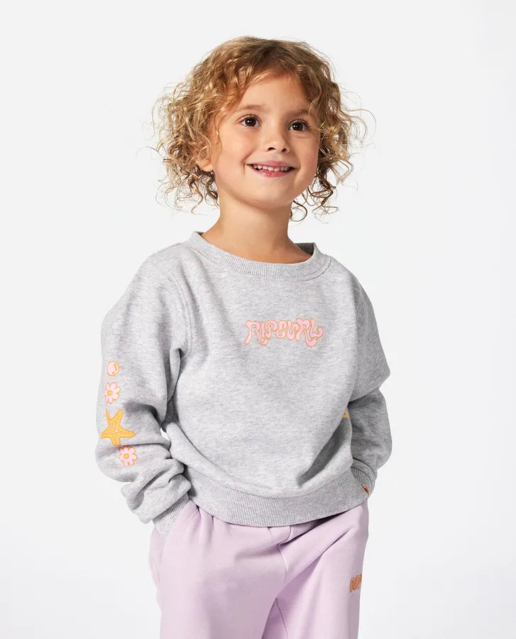 RAINBOW TIDE PRINT CREW - GIRL