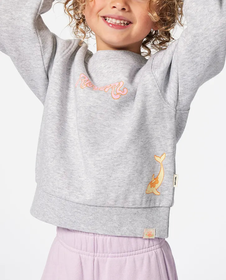 RAINBOW TIDE PRINT CREW - GIRL