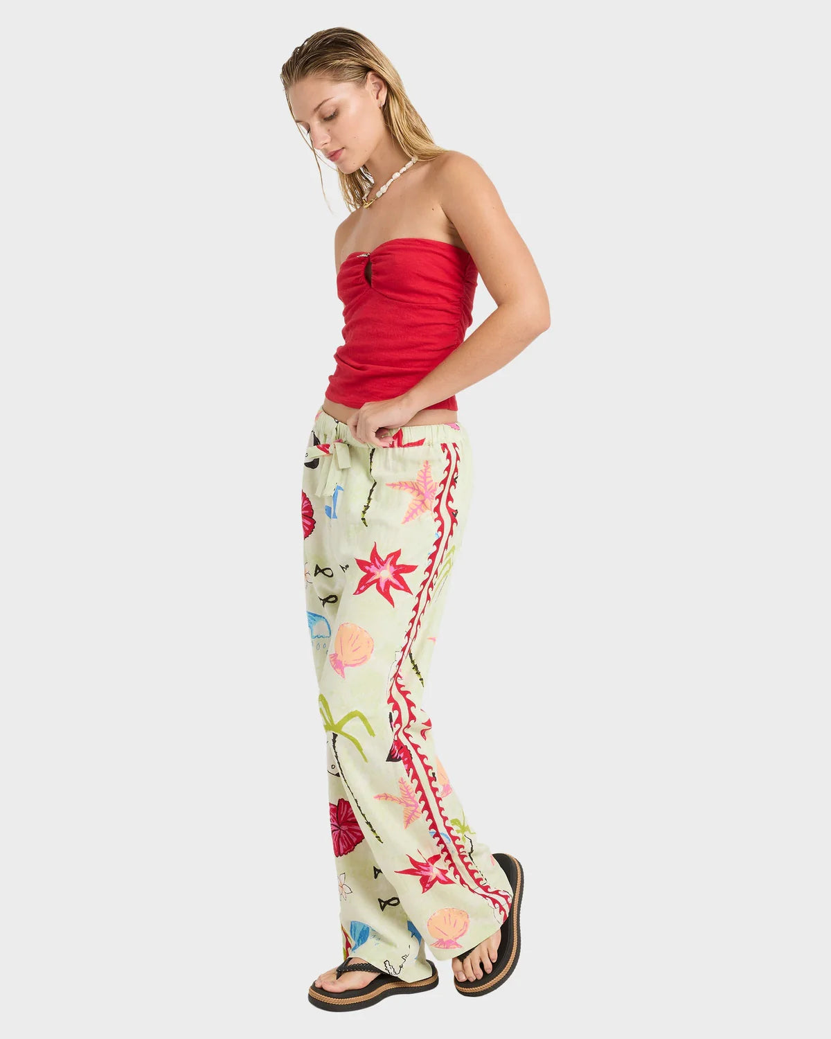 LOTTIE HALL WVN ELST PANT