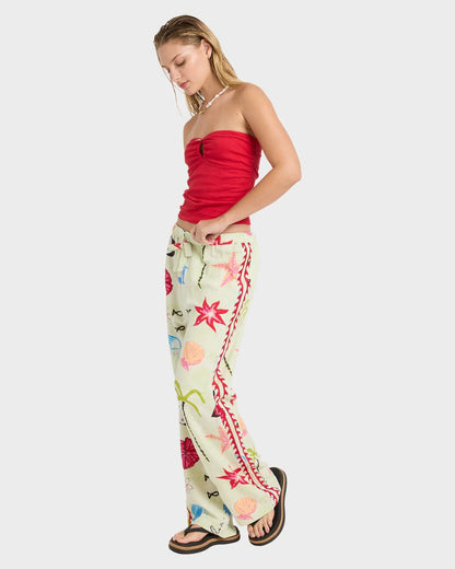 LOTTIE HALL WVN ELST PANT