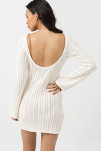 Load image into Gallery viewer, CHARLIZE LONG SLEEVE KNIT MINI DRESS
