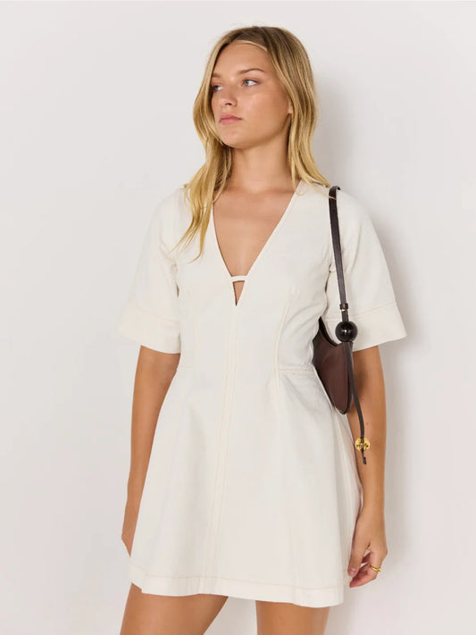 ATLAS DENIM MINI DRESS