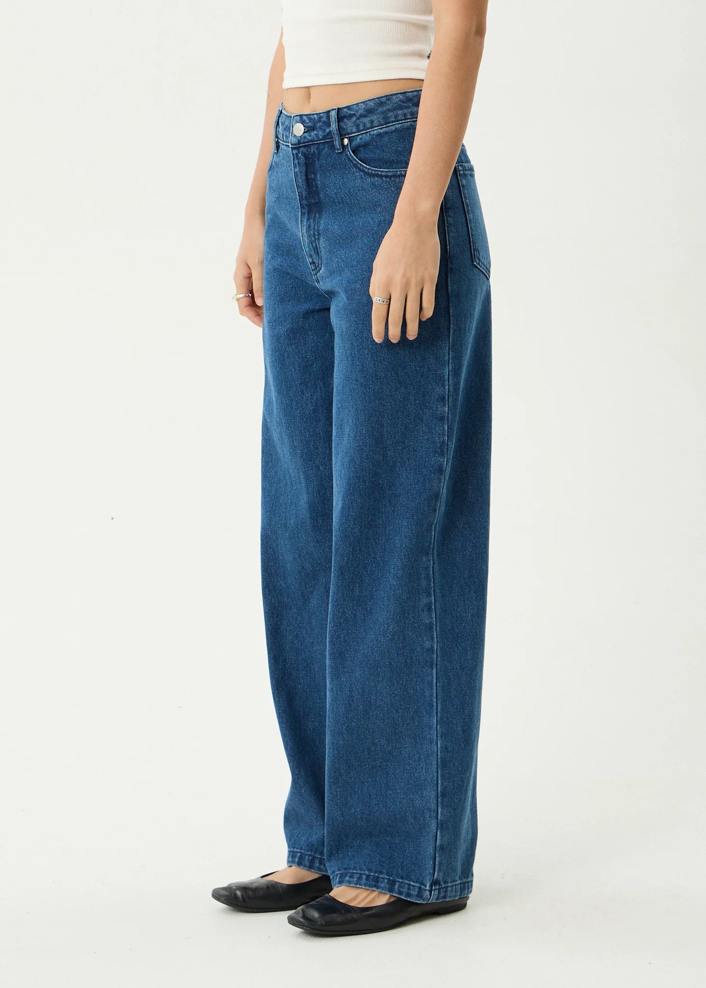 BELLA - DENIM WIDE LEG BAGGY JEAN