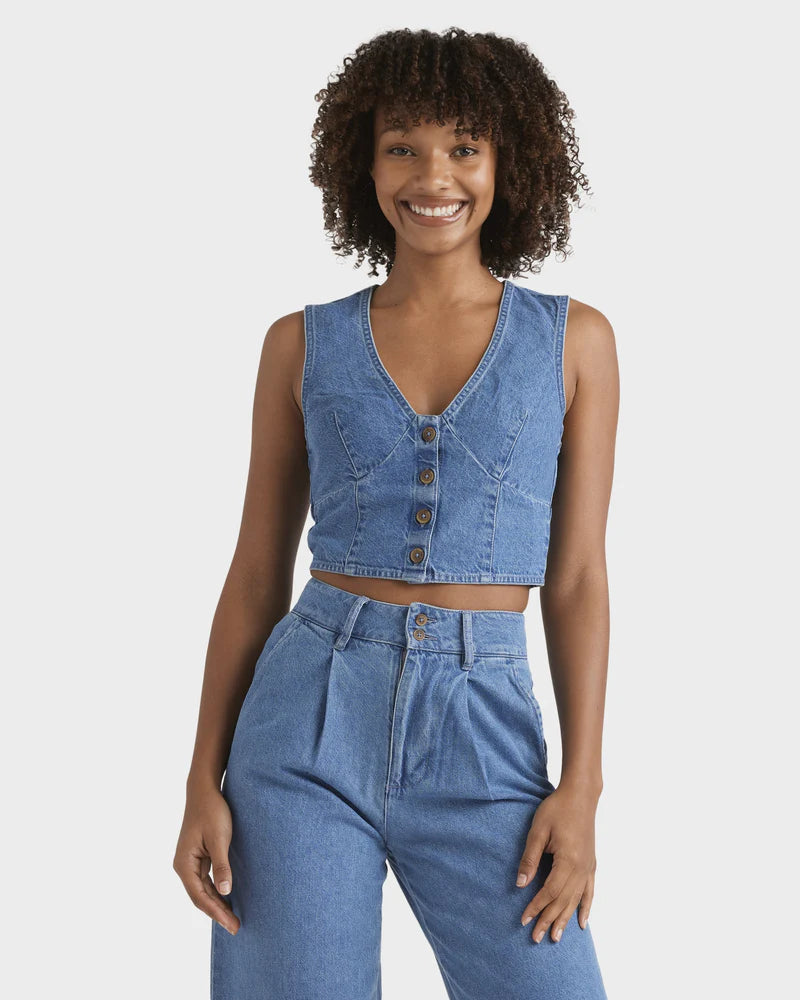 INDIGO SKIES TOP