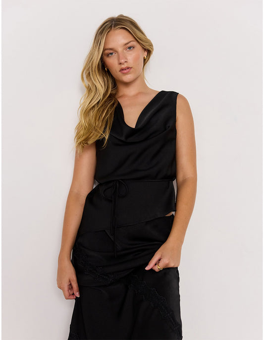 MOMENTO COWL NECK TOP
