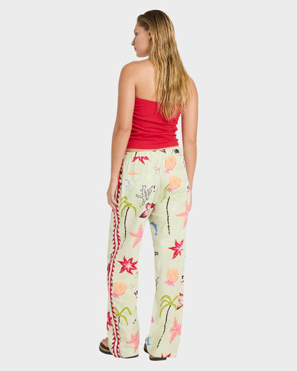 LOTTIE HALL WVN ELST PANT