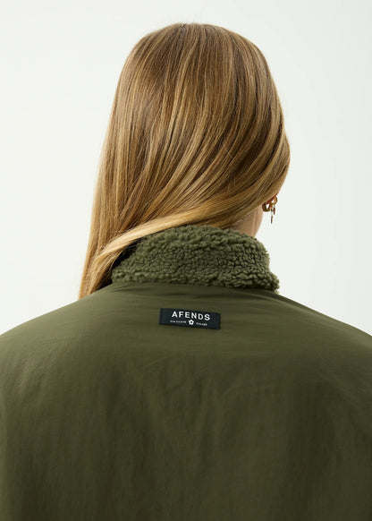 BERLIN - REVERSIBLE RECYCLED POLAR FLEECE JACKET