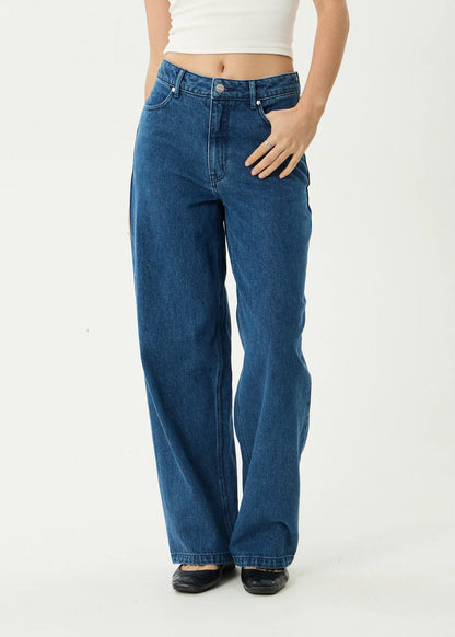 BELLA - DENIM WIDE LEG BAGGY JEAN