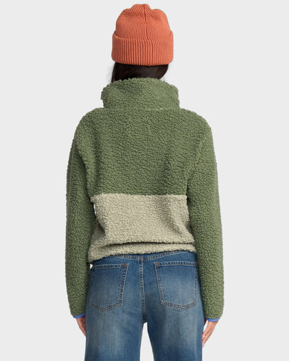 HORIZON MOCK NECK HALF ZIP FLC