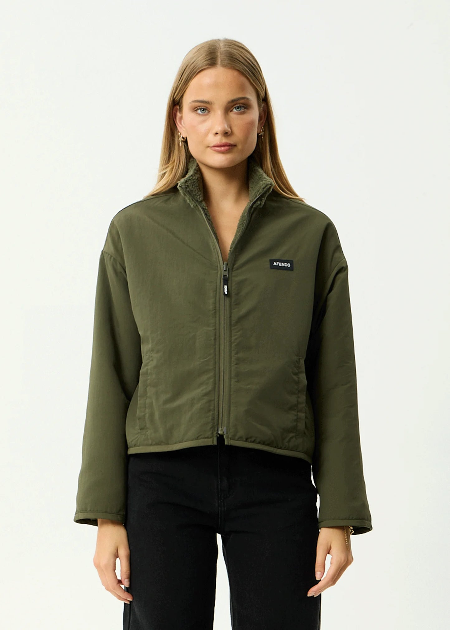 BERLIN - REVERSIBLE RECYCLED POLAR FLEECE JACKET