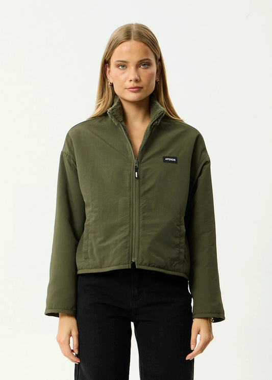 BERLIN - REVERSIBLE RECYCLED POLAR FLEECE JACKET