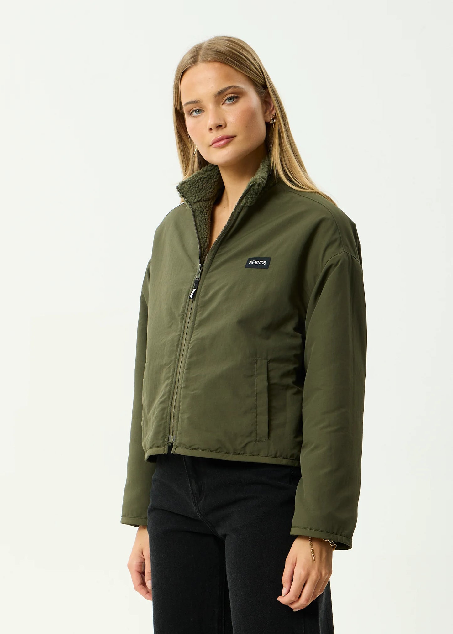 BERLIN - REVERSIBLE RECYCLED POLAR FLEECE JACKET