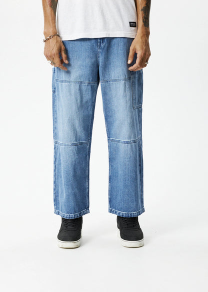 Richmond - Hemp Denim Workwear Jean - Worn Blue