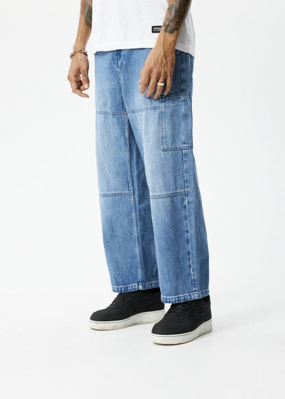 Richmond - Hemp Denim Workwear Jean - Worn Blue