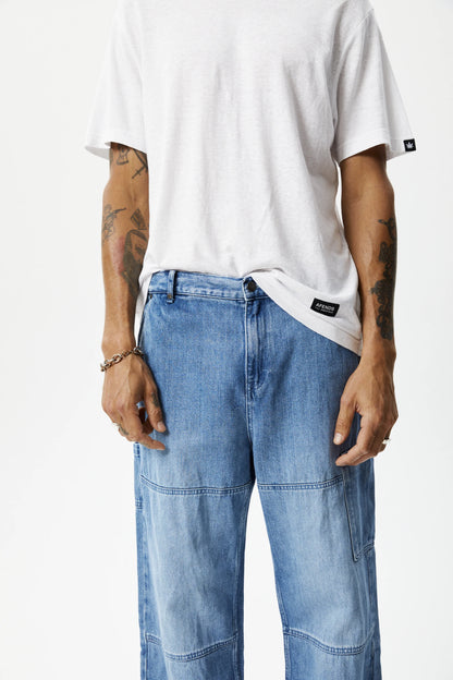 Richmond - Hemp Denim Workwear Jean - Worn Blue